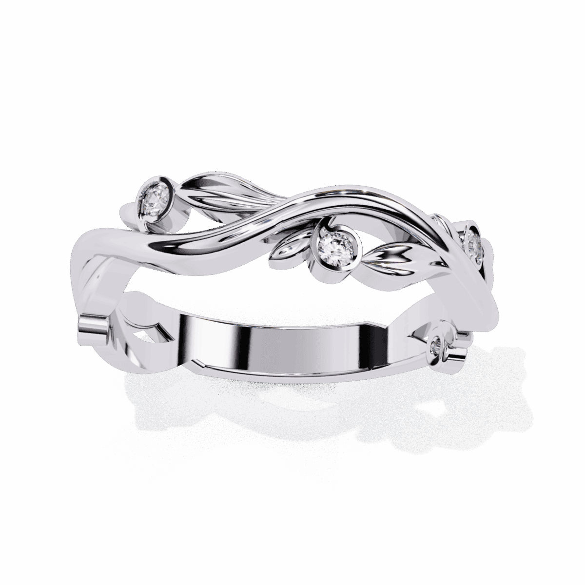 0.1 Carat Round Cut Royale Diamond Ring  Image 1