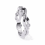 0.1 Carat Round Cut Royale Diamond Ring - Image 2