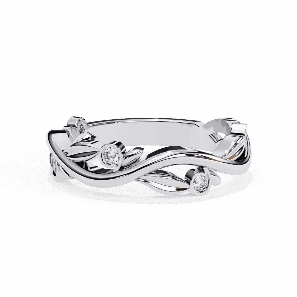 0.1 Carat Round Cut Royale Diamond Ring  Image 5