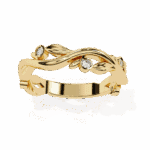 0.1 Carat Round Cut Royale Diamond Ring - Image 7