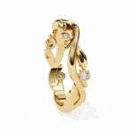 0.1 Carat Round Cut Royale Diamond Ring - Image 8