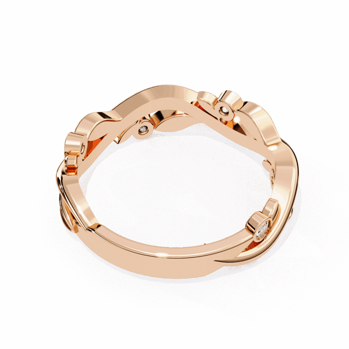 0.1 Carat Round Cut Royale Diamond Ring  Image 15