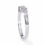 0.25 Carat Round Cut Twilight Diamond Band - Image 3