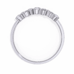 0.25 Carat Round Cut Twilight Diamond Band - Image 4