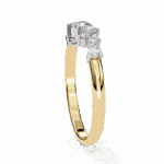 0.25 Carat Round Cut Twilight Diamond Band - Image 7