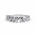 0.5 Carat Baguette Cut Twilight Diamond Band