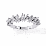 0.5 Carat Baguette Cut Twilight Diamond Band - Image 2