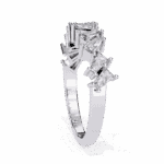 0.5 Carat Baguette Cut Twilight Diamond Band - Image 3