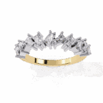 0.5 Carat Baguette Cut Twilight Diamond Band - Image 6