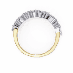 0.5 Carat Baguette Cut Twilight Diamond Band - Image 8