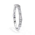 0.15 Carat Round Cut Classic Everyday Diamond Band - Image 3