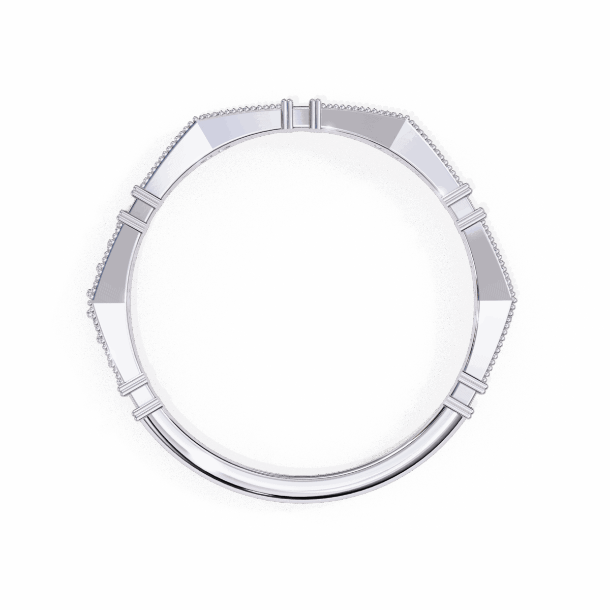 0.15 Carat Round Cut Classic Everyday Diamond Band  Image 4