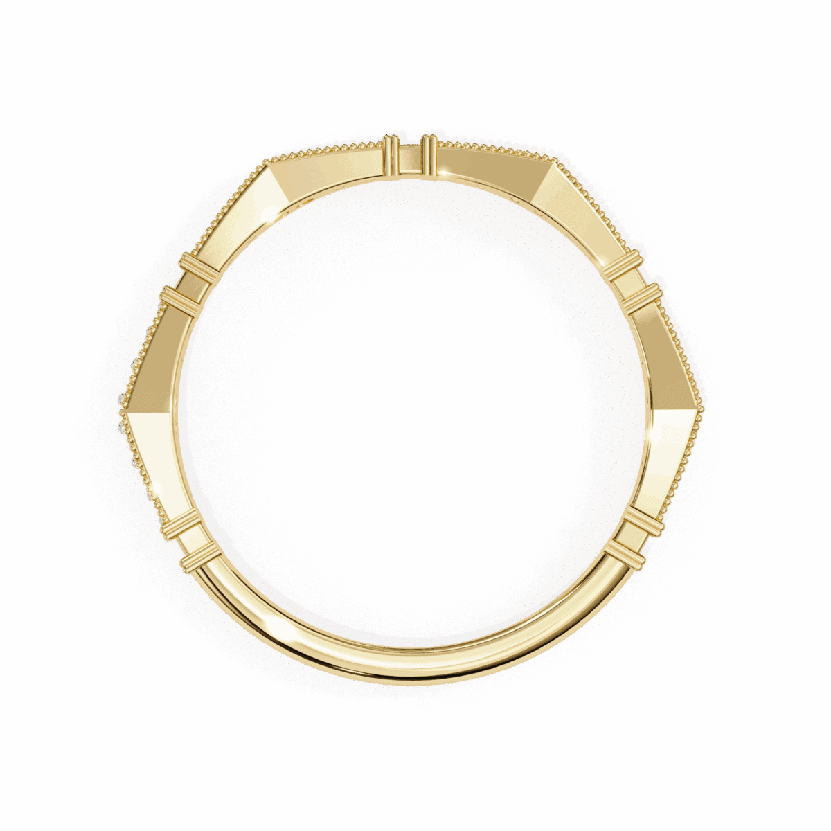 0.15 Carat Round Cut Classic Everyday Diamond Band  Image 9