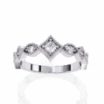 0.35 Carat Round Cut Royale Diamond Band - Image 3