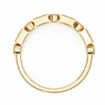 0.35 Carat Baguette and Round Cut Eternity Diamond Band - Image 11