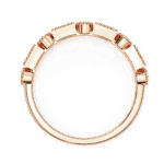 0.35 Carat Baguette and Round Cut Eternity Diamond Band - Image 16