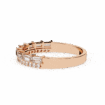 0.75 Carat Baguette and Round Cut Eternity Diamond Ring - Image 20
