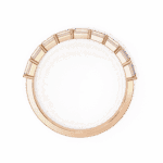 0.75 Carat Baguette and Round Cut Eternity Diamond Ring - Image 21