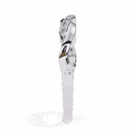 0.15 Carat Round Cut Classic Diamond Wedding Band - Image 4