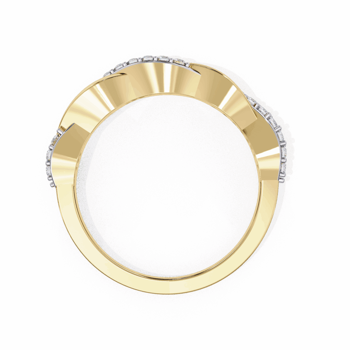 0.15 Carat Round Cut Classic Diamond Wedding Band  Image 10