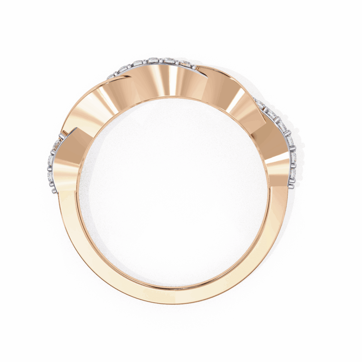 0.15 Carat Round Cut Classic Diamond Wedding Band  Image 15