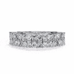 1.25 Carat Radiant and Round Cut Timeless Wedding Band
