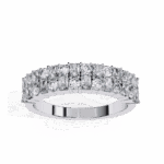 1.25 Carat Radiant and Round Cut Timeless Wedding Band - Image 2