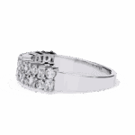1.25 Carat Radiant and Round Cut Timeless Wedding Band - Image 4