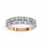 1.25 Carat Radiant and Round Cut Timeless Wedding Band - Image 17
