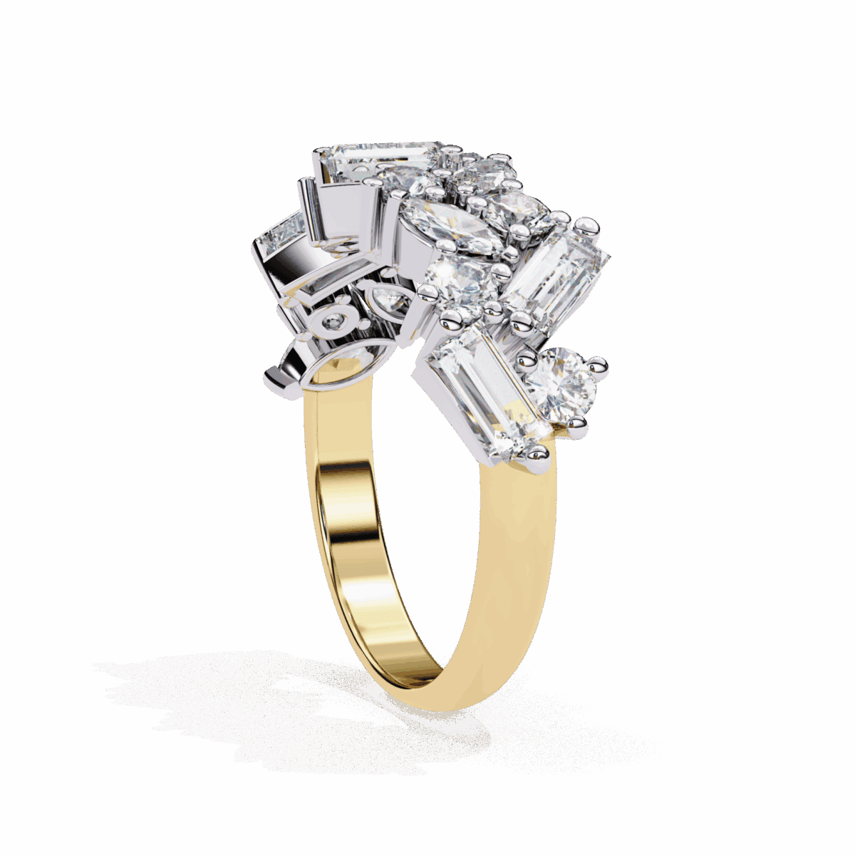 1.75 Carat Marquise Cut Eternity Engagement Ring  Image 10