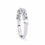 0.5 Carat Baguette and Round Cut Twilight Engagement Ring - Image 3