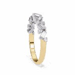 0.5 Carat Baguette and Round Cut Twilight Engagement Ring - Image 8