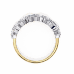 0.5 Carat Baguette and Round Cut Twilight Engagement Ring - Image 9