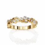 0.15 Carat Round Cut Royale Diamond Band - Image 7