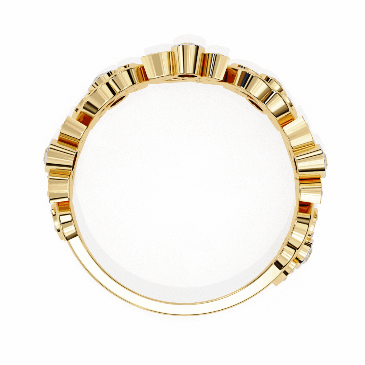 0.15 Carat Round Cut Royale Diamond Band  Image 10