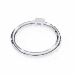 0.15 Carat Baguette Cut Classic Diamond Wedding Band - Image 4