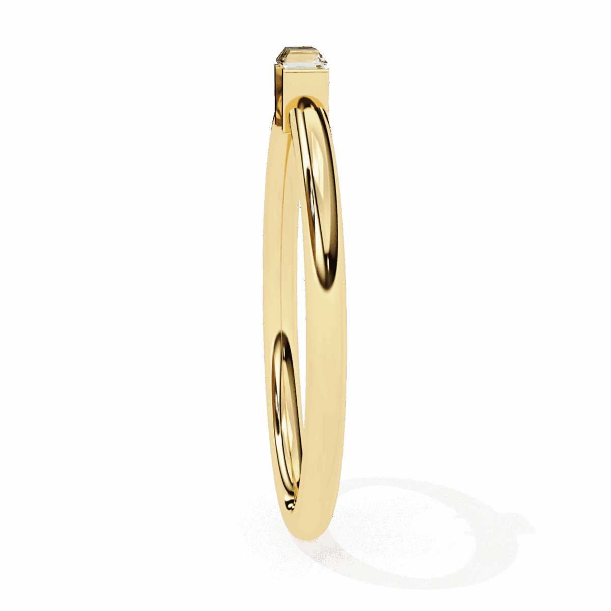 0.15 Carat Baguette Cut Classic Diamond Wedding Band  Image 8