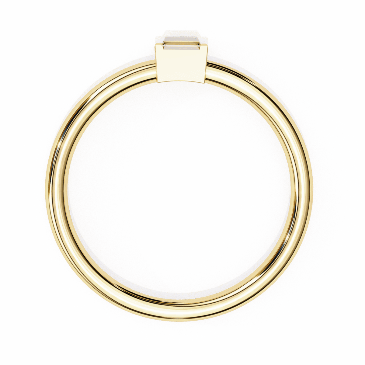 0.15 Carat Baguette Cut Classic Diamond Wedding Band  Image 10