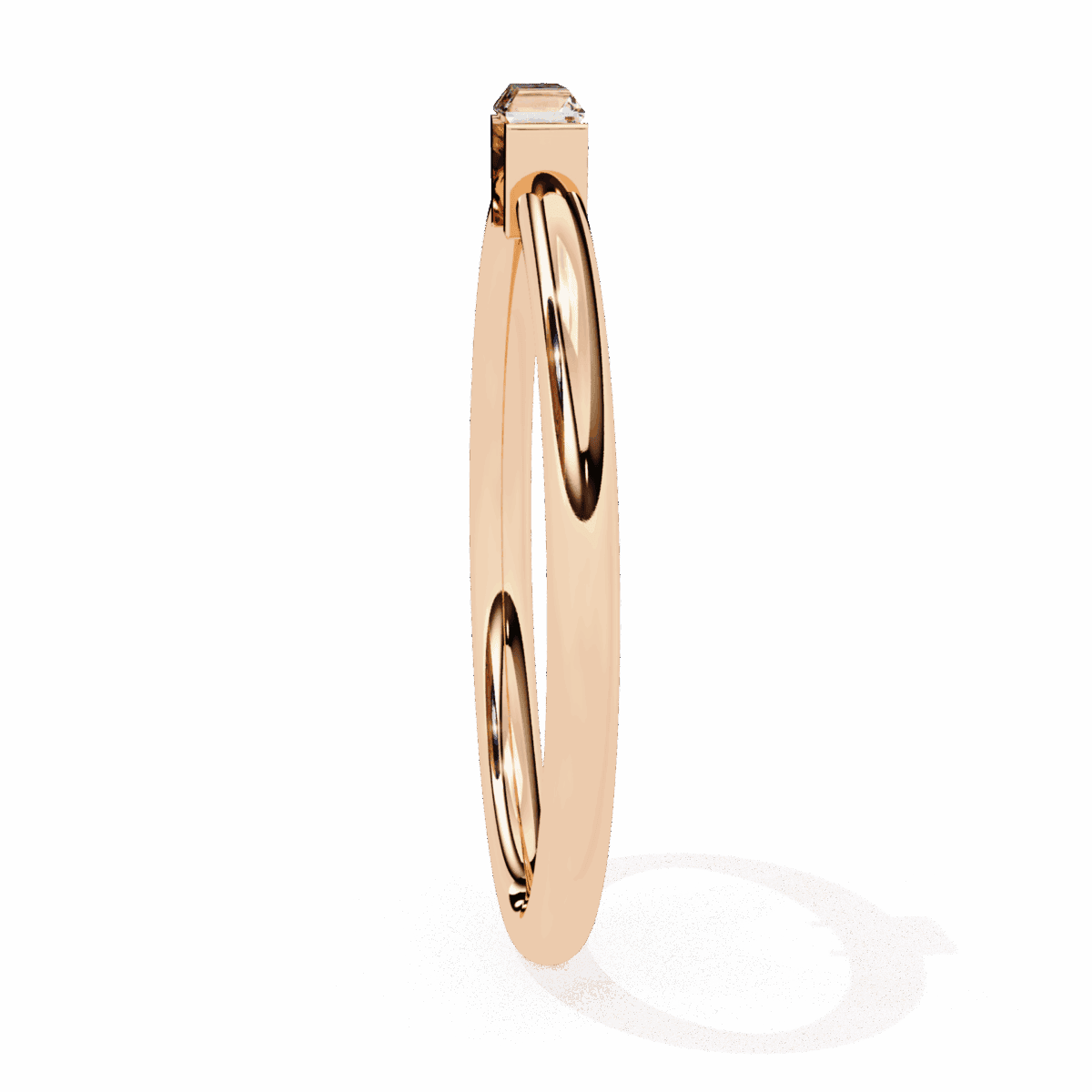 0.15 Carat Baguette Cut Classic Diamond Wedding Band  Image 15