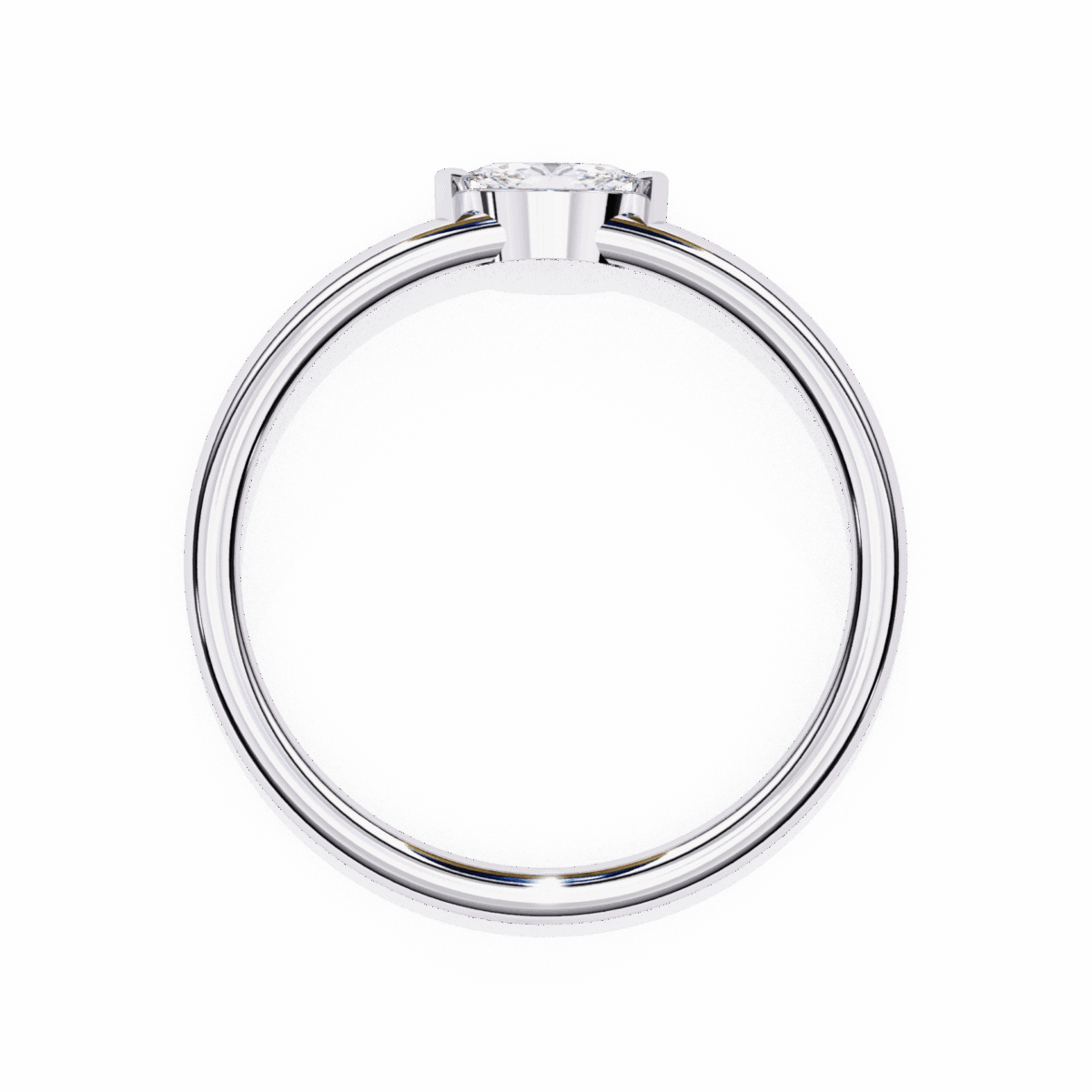 0.1 Carat Marquise Cut Classic Diamond Wedding Ring  Image 6