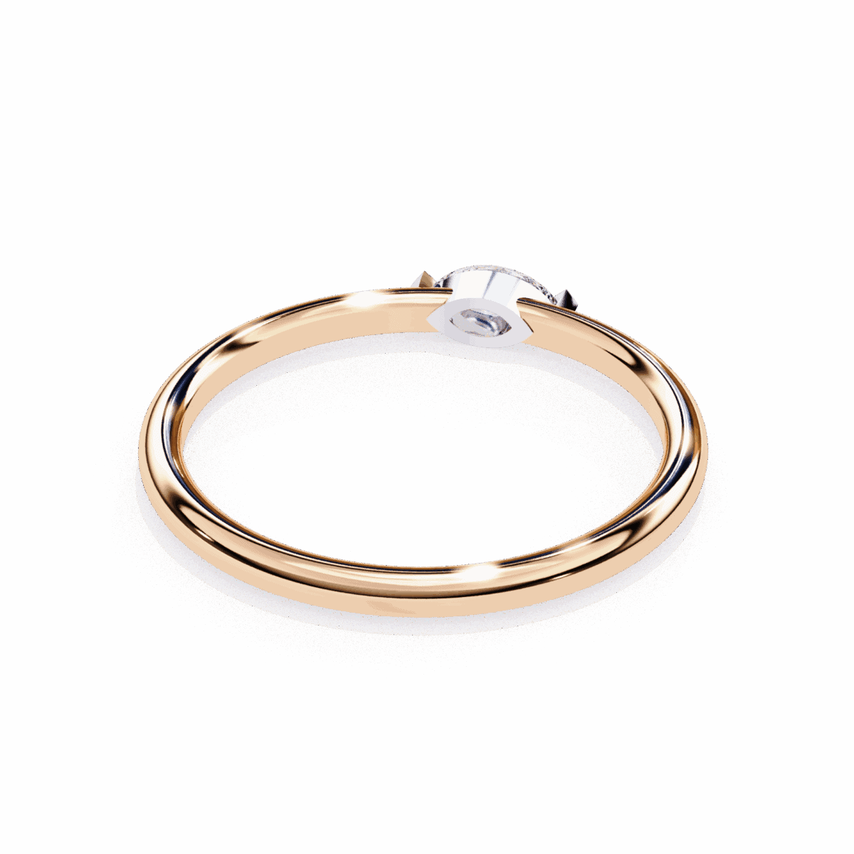 0.1 Carat Marquise Cut Classic Diamond Wedding Ring  Image 18