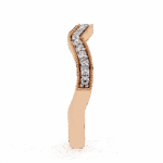 0.15 Carat Round Cut Stackable Diamond Band - Image 12