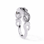 0.15 Carat Round Cut Royale Diamond Ring - Image 4