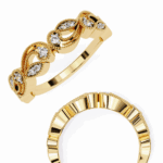 0.15 Carat Round Cut Royale Diamond Ring - Image 7