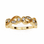 0.15 Carat Round Cut Royale Diamond Ring - Image 8