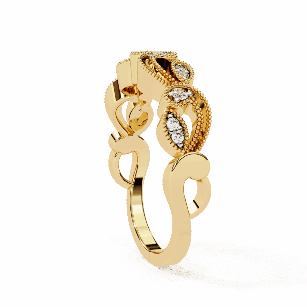 0.15 Carat Round Cut Royale Diamond Ring  Image 10