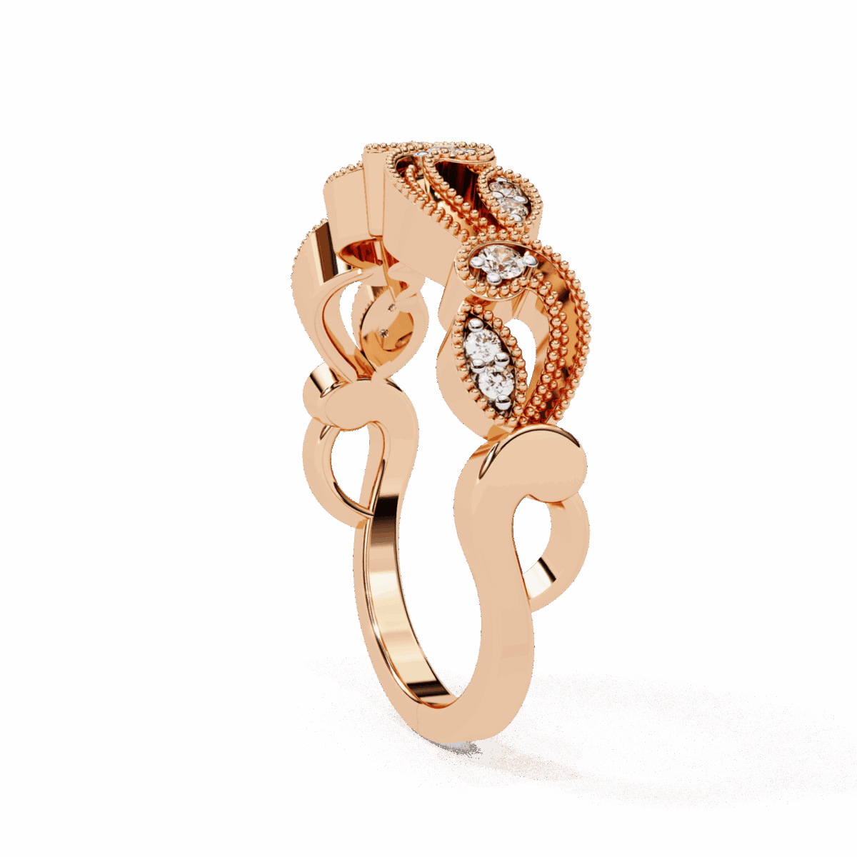 0.15 Carat Round Cut Royale Diamond Ring  Image 15