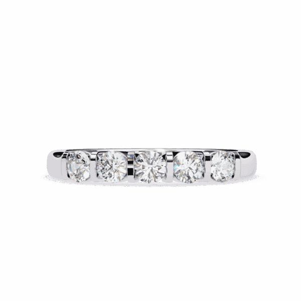 0.5 Carat Round Cut Eternity Engagement Ring