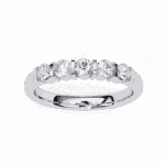 0.5 Carat Round Cut Eternity Engagement Ring - Image 2