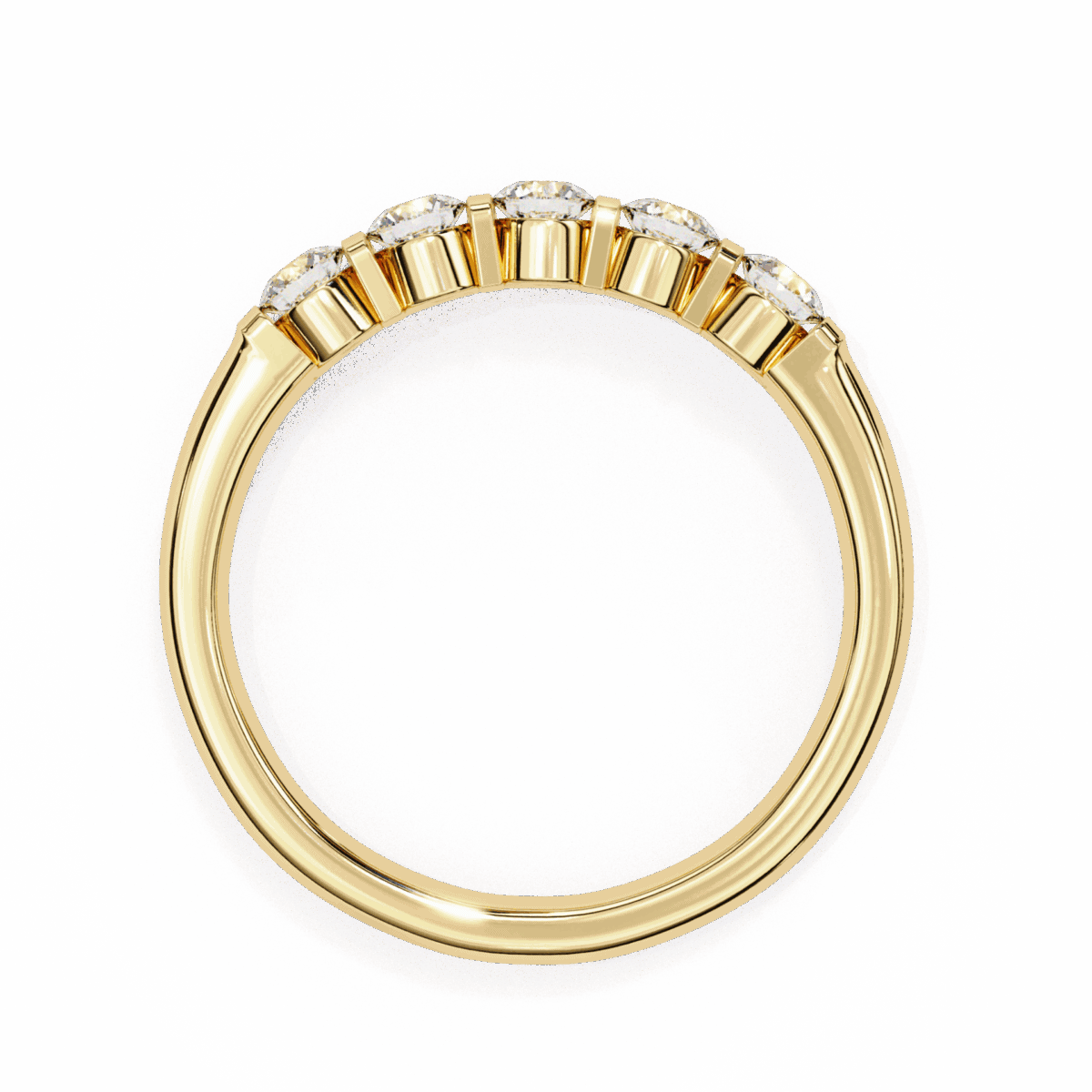 0.5 Carat Round Cut Eternity Engagement Ring  Image 11